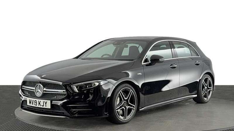 Black Used 2019 Mercedes A35 AMG Premium Plus Hatchback | £24,420 (Good price) - Image 1/4