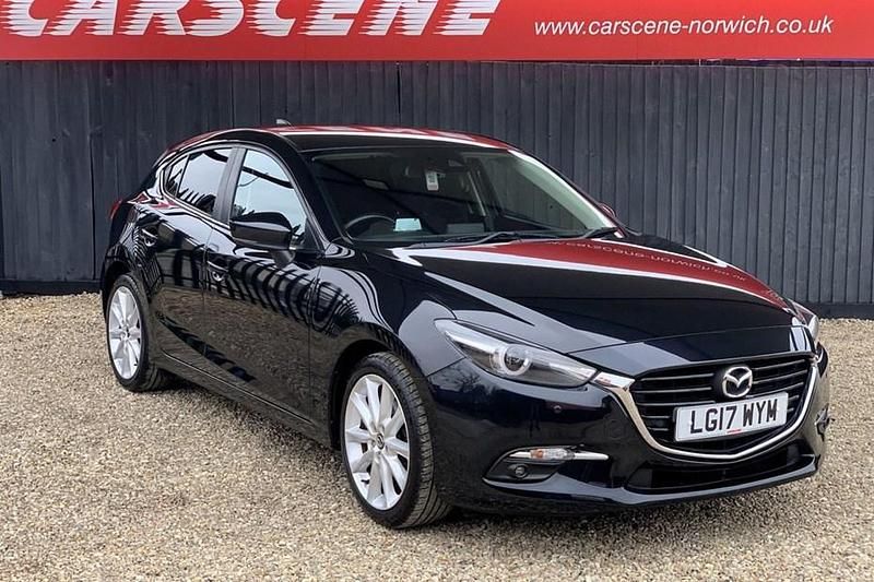 Black Used 2017 Mazda 3 Inclusive Hatchback | £7,299 (Fair price) - Image 1/1