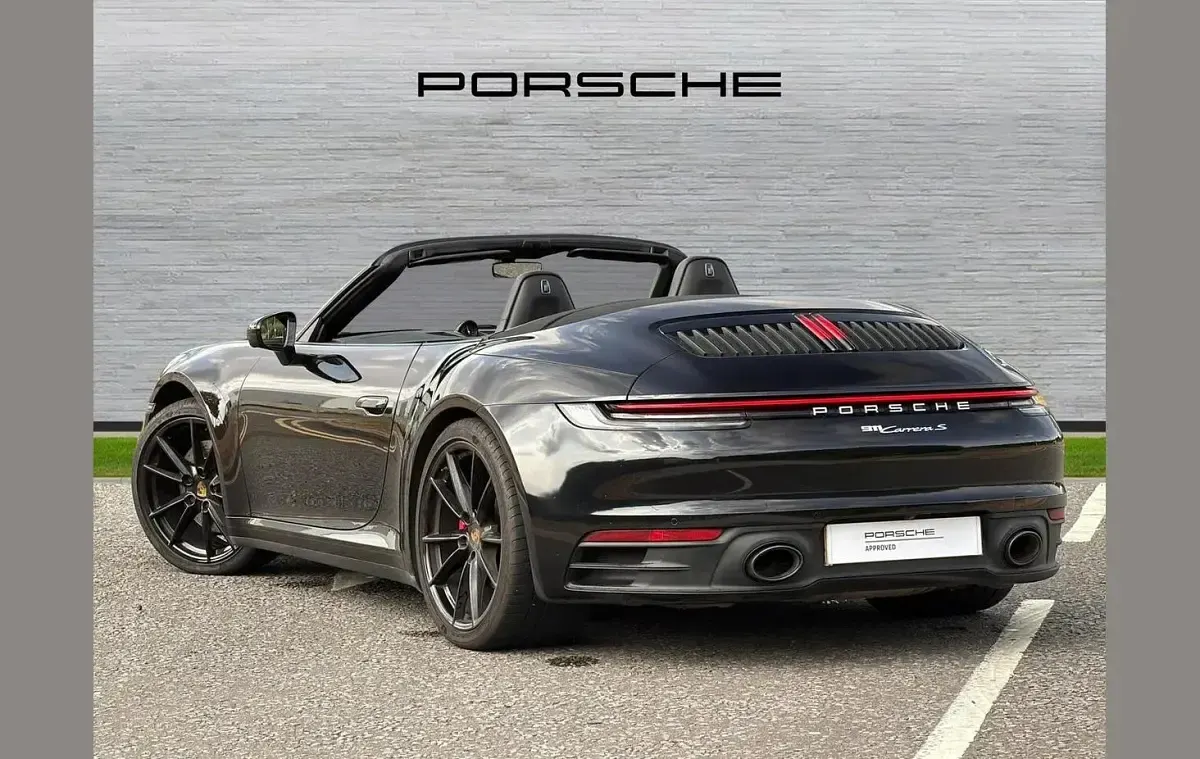 Used Porsche 911S 444 HP (326 kW) 2019 Black Cabriolet