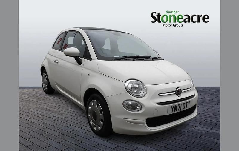 Used Fiat 500C Pop 70 HP (51 kW) 2022 White Cabriolet