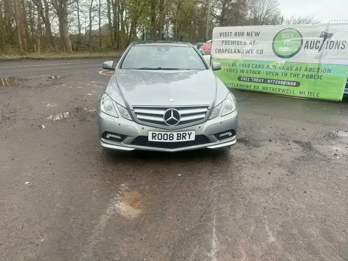 Used Mercedes E250 2010 Silver Coupe