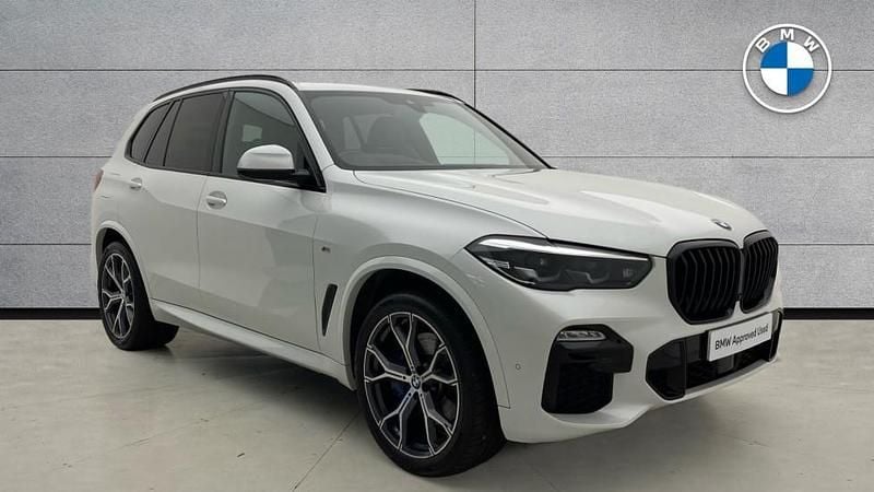 White Used 2021 BMW X5 M Sport SUV | £42,995 (Fair price) - Image 1/4