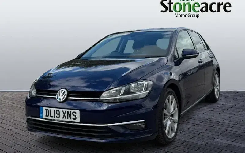 Used VW Golf VII GT 116 HP (85 kW) 2019 Blue Hatchback