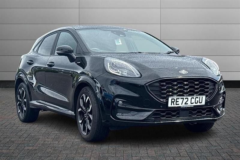 Black Used 2022 Ford Puma ST-Line X Hatchback | £16,650 (Fair price) - Image 1/4