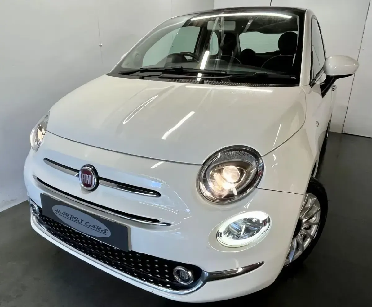 Used Fiat 500 Lounge 69 HP (50 kW) 2016 White Hatchback