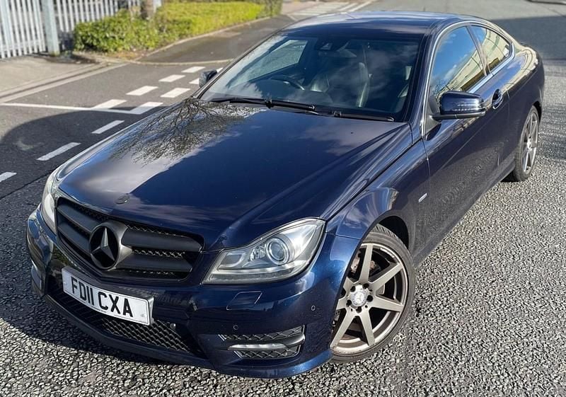 Used Mercedes C250 AMG 2011 Blue Coupe