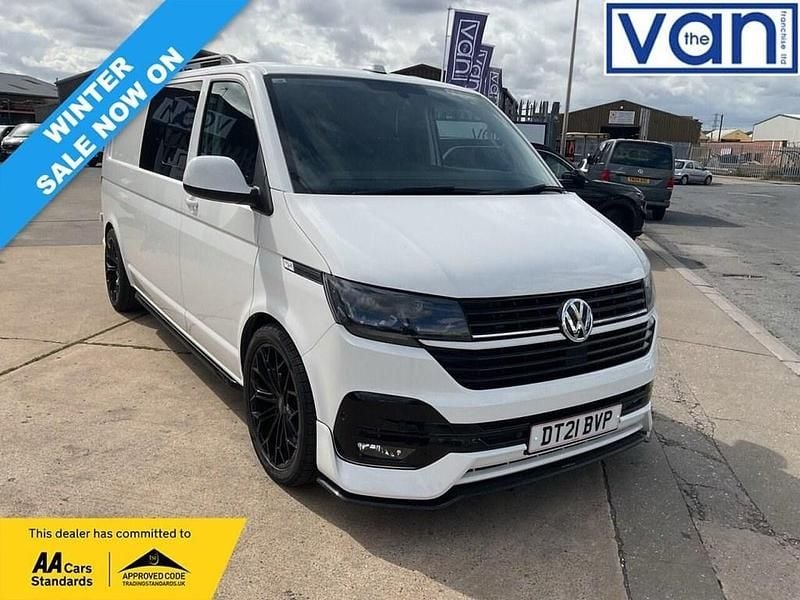 White Used 2021 VW T6.1 Highline Van | £25,995 (Super price) - Image 1/3