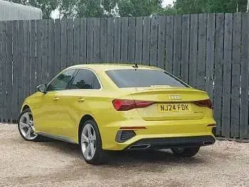 Used Audi A3 S-Line 150 HP (110 kW) 2024 Yellow Sedan