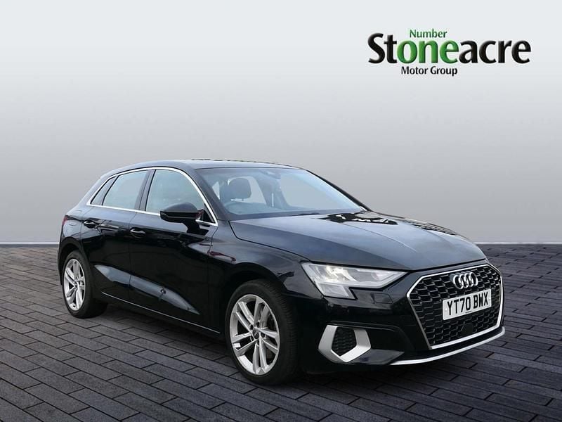 Used Audi A3 Sportback Sport 150 HP (110 kW) 2020 Black Hatchback