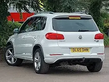 Used VW Tiguan R-line Edition 150 HP (110 kW) 2015 White SUV