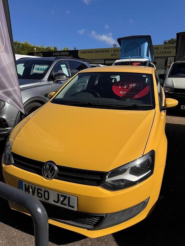 Yellow Used 2011 VW Polo SE Hatchback | £3,495 (Good price) - Image 1/4