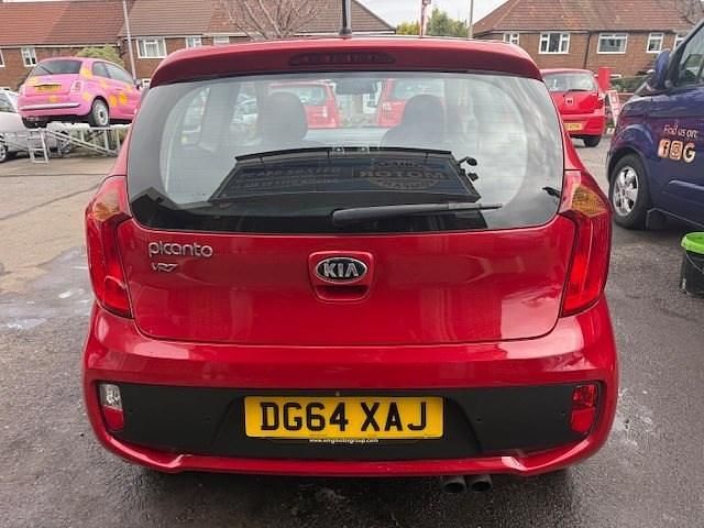 Used Kia Picanto 68 HP (50 kW) 2014 Red Hatchback