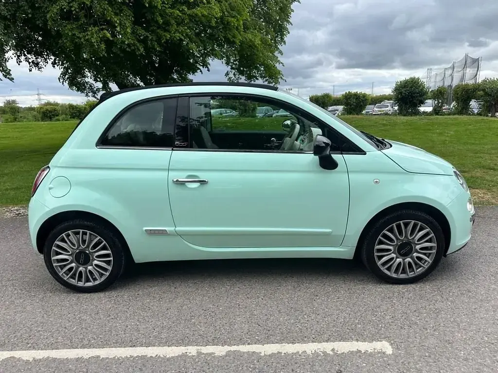Second-hand Fiat 500C S 69 CP (50 kW) 2015 Verde Cabrio