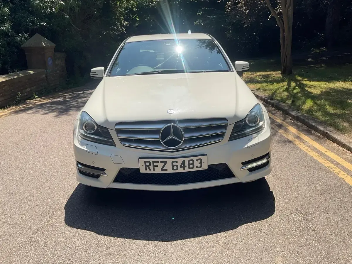 Used Mercedes C220 2012 White Sedan