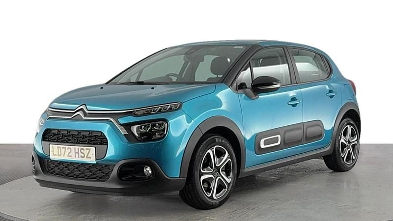 Blue Used 2022 Citroën C3 PureTech Hatchback | £10,270 (Fair price) - Image 1/4