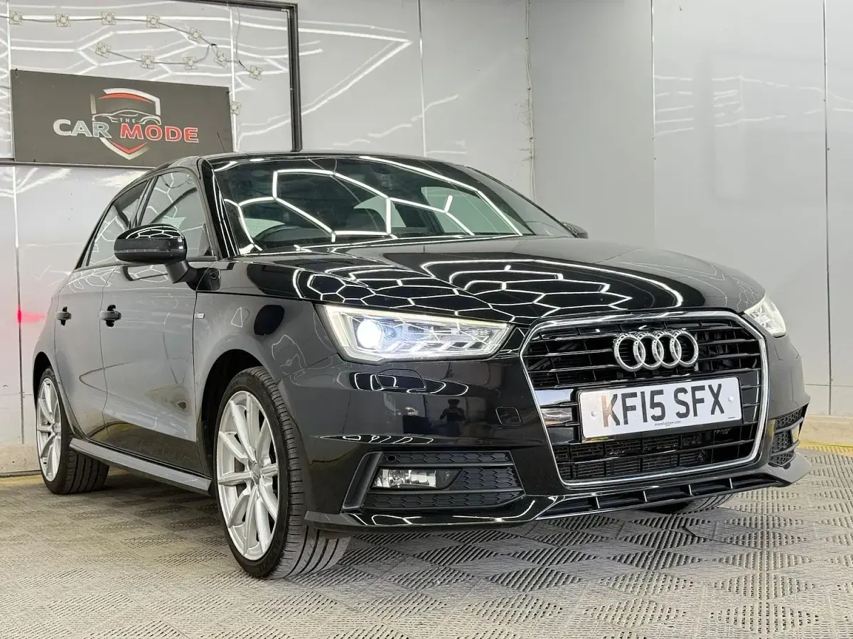 Used Audi A1 Sportback S-Line 125 HP (91 kW) 2015 Black Hatchback