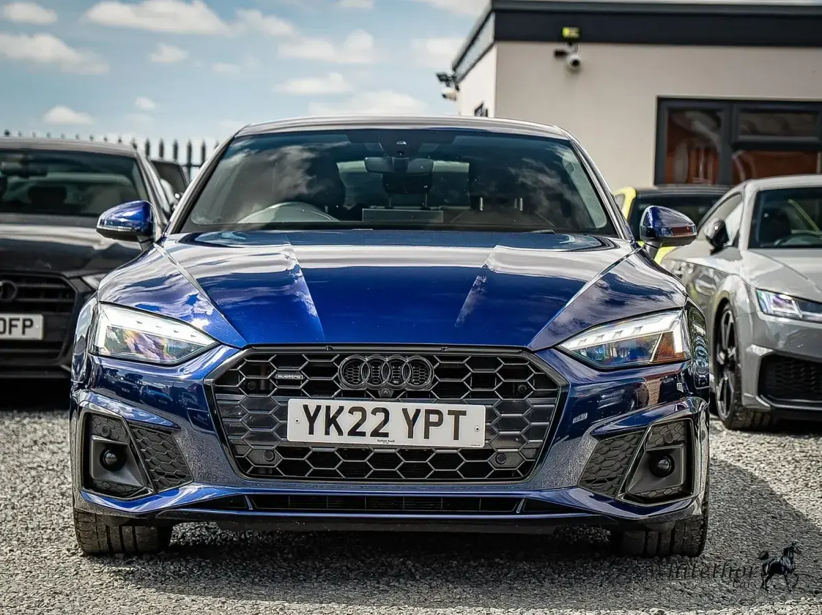 Used Audi A5 Sportback S-Line 2022 Blue Hatchback