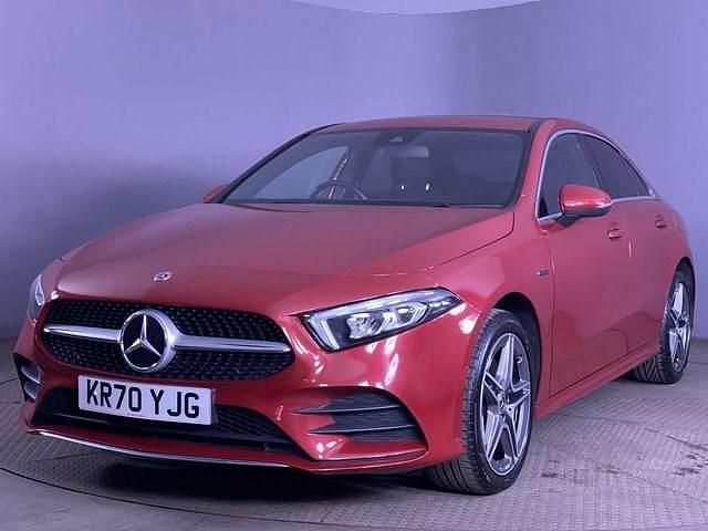Used Mercedes A250 AMG line 218 HP (160 kW) 2020 Red Sedan