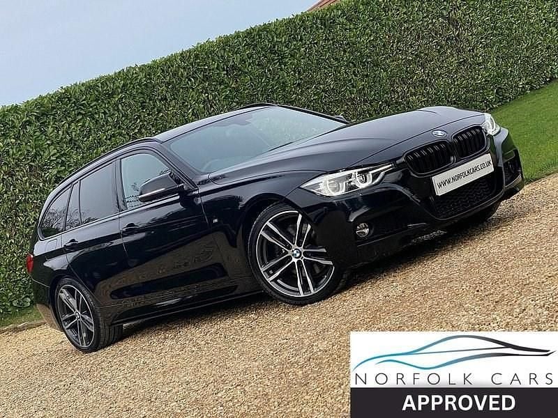 Black Used 2017 BMW 330 M Sport Estate | £13,499 - Image 1/4