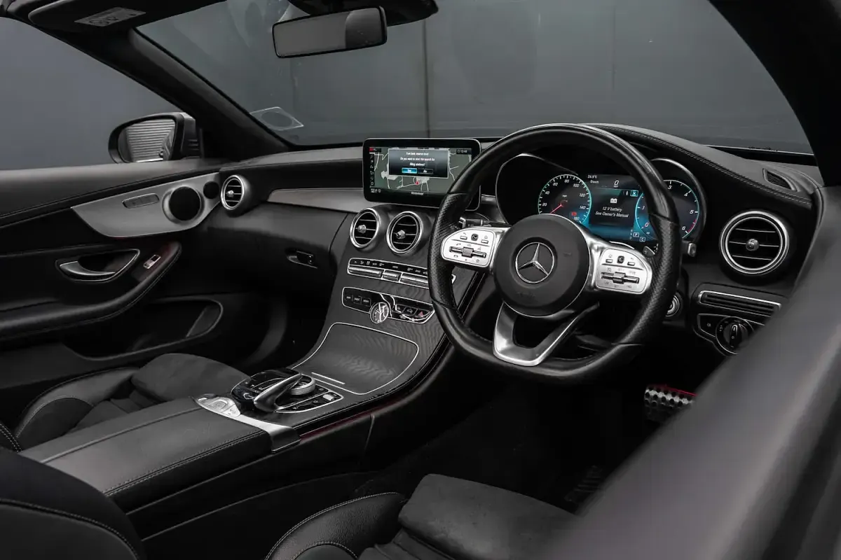 Used Mercedes C300 AMG Line Premium 245 HP (180 kW) 2018 Grey Cabriolet