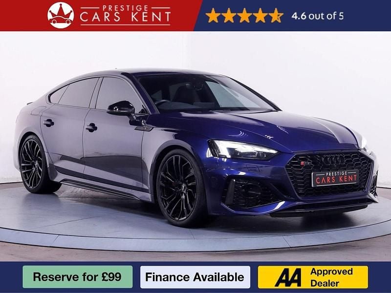 Blue Used 2020 Audi RS5 Sportback Comfort Hatchback | £42,077 (Fair price) - Image 1/4