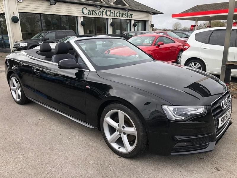 Used Audi A5 Cabriolet S-Line 2013 Black Cabriolet