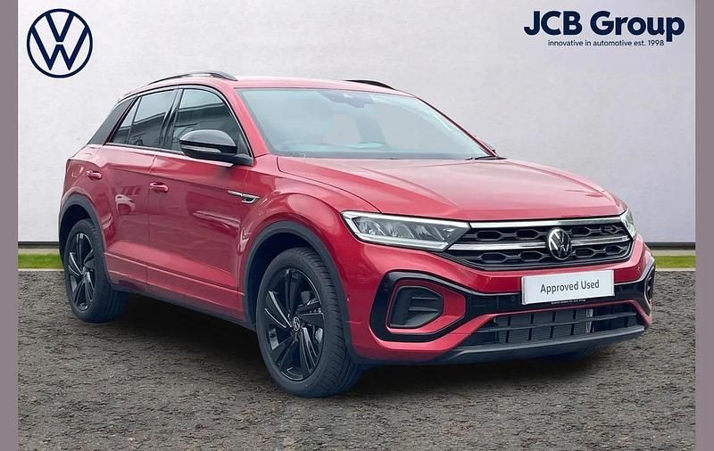 Red New 2025 VW T-Roc R-line SUV | £31,490 (Good price) - Image 1/3