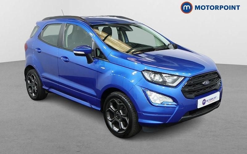 Blue Used 2021 Ford Ecosport ST-Line SUV | £9,999 (Good price) - Image 1/4