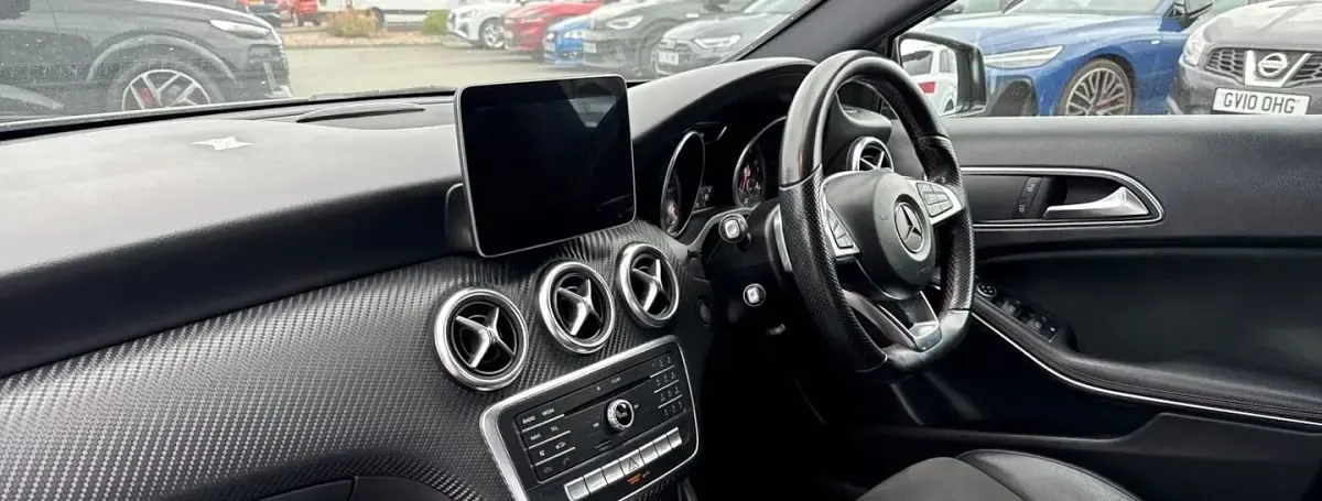 Used Mercedes A200 AMG line 136 HP (100 kW) 2018 Black Hatchback
