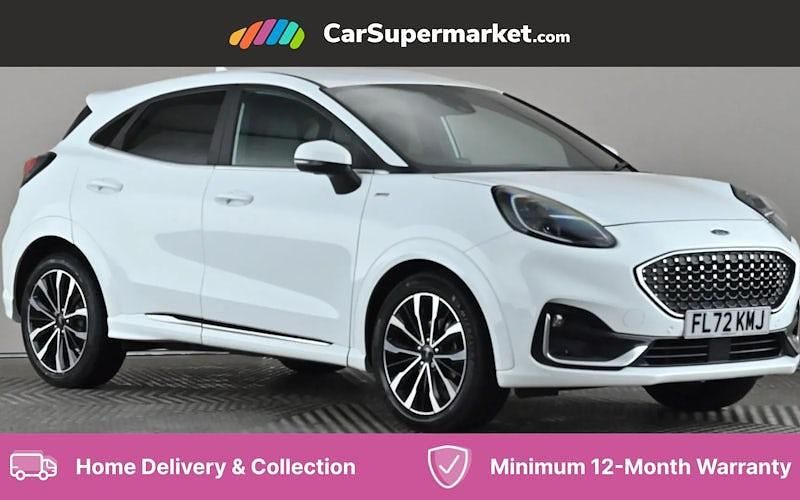 White Used 2022 Ford Puma Gen-E ST-Line Hatchback | £13,476 (Expensive) - Image 1/4