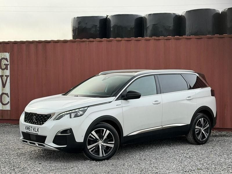 Used Peugeot 5008 GT-line 2017 White Hatchback