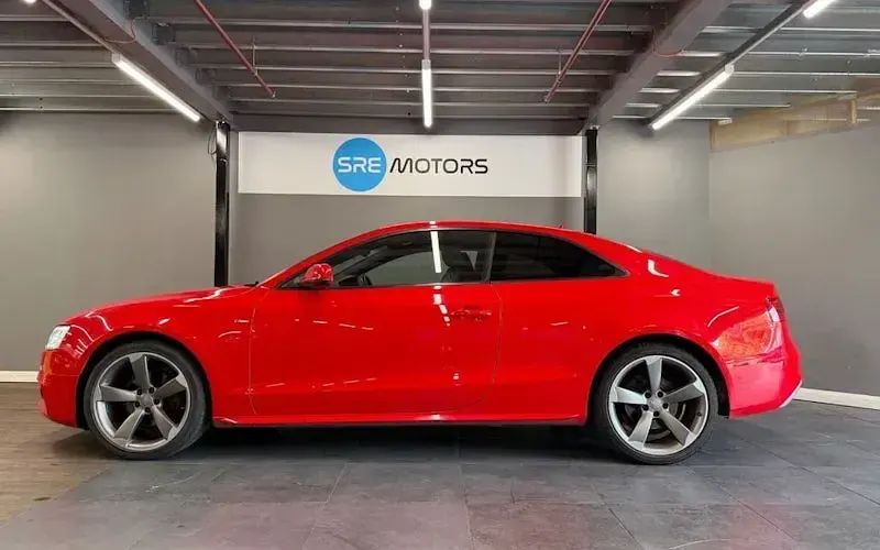 Used Audi A5 Black Edition 177 HP (130 kW) 2013 Red Coupe