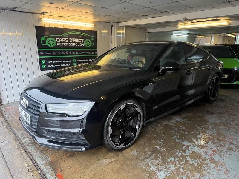 Used Audi A7 Sportback Black Edition 218 HP (160 kW) 2017 Black Hatchback