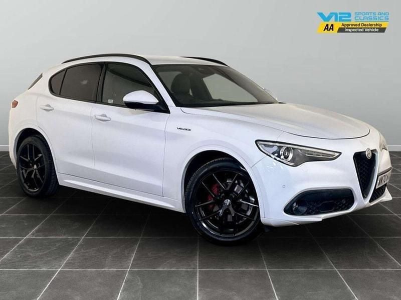 White Used 2021 Alfa Romeo Stelvio Veloce SUV | £23,595 (Fair price) - Image 1/2