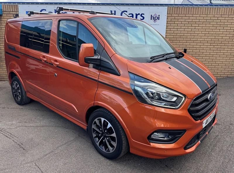 Orange Used 2021 Ford Transit Custom Sport Van | £24,700 (A bit pricey) - Image 1/4