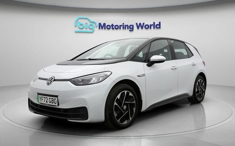 Used VW ID.3 Pro Performance 150 kW (204 HP) 2021 White Hatchback