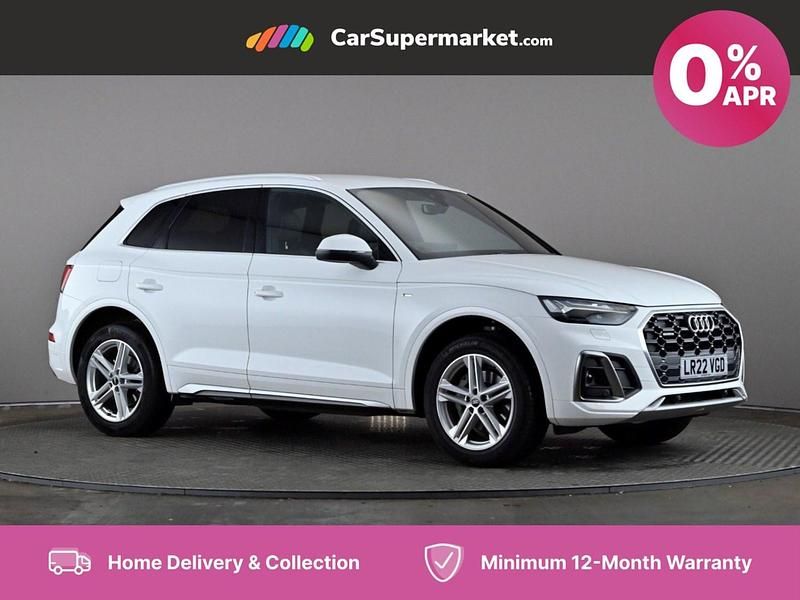 White Used 2022 Audi Q5 S-Line SUV | £36,197 - Image 1/4