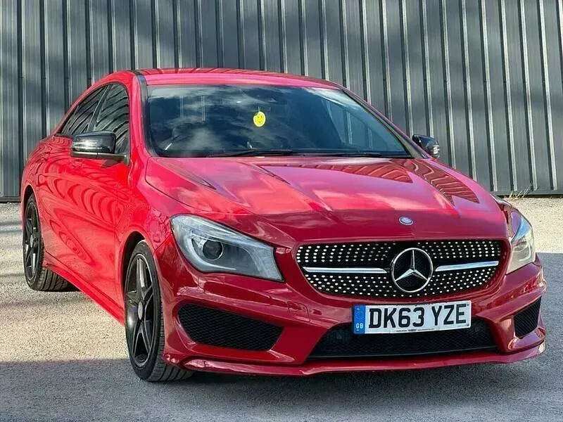 Used Mercedes CLA180 AMG 122 HP (89 kW) 2013 Red Sedan
