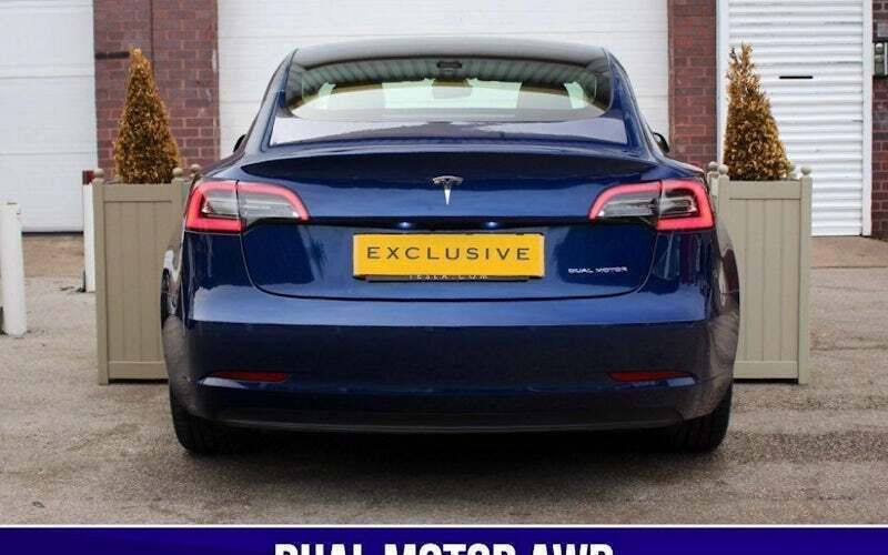 Used Tesla Model 3 Long Range AWD 366 kW (498 HP) 2023 Blue Sedan