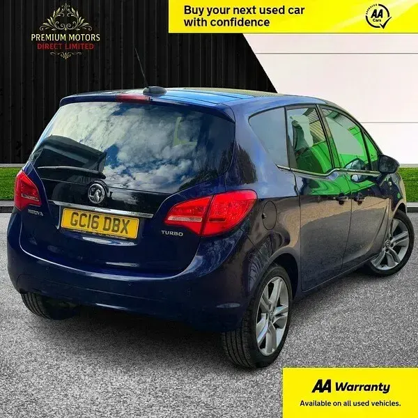 Używany Vauxhall Meriva 120 KM (88 kW) 2016 Niebieski Minivan