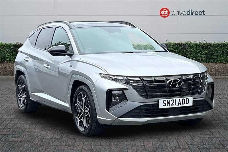 Silver Used 2021 Hyundai Tucson N Line SUV | £20,689 (Expensive) - Image 1/4