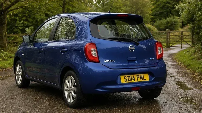 Used Nissan Micra Acenta 80 HP (58 kW) 2014 Blue Hatchback