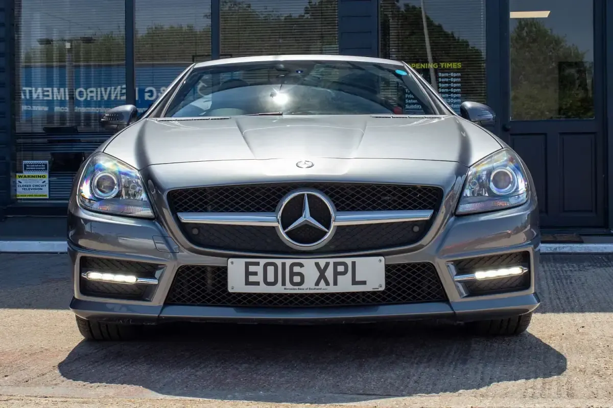 Used Mercedes SLK250 AMG 204 HP (150 kW) 2016 Grey Cabriolet