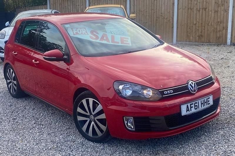 Red Used 2011 VW Golf VI GTD Hatchback | £3,695 (Good price) - Image 1/1