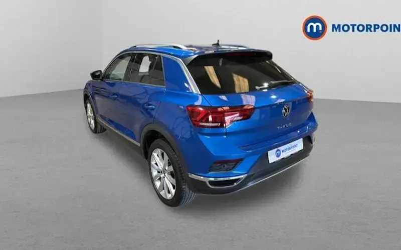 Used VW T-Roc SEL 150 HP (110 kW) 2021 Blue SUV