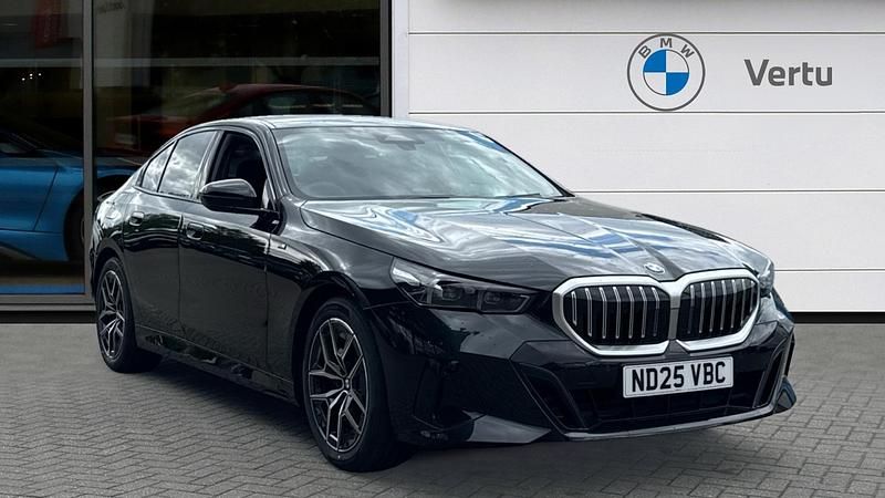 Black Used 2025 BMW 520 M Sport Sedan | £39,411 (Good price) - Image 1/3