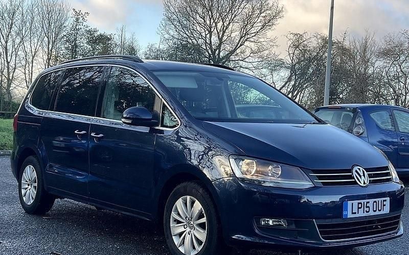 Blue Used 2015 VW Sharan SE MPV | £3,990 (Good price) - Image 1/4