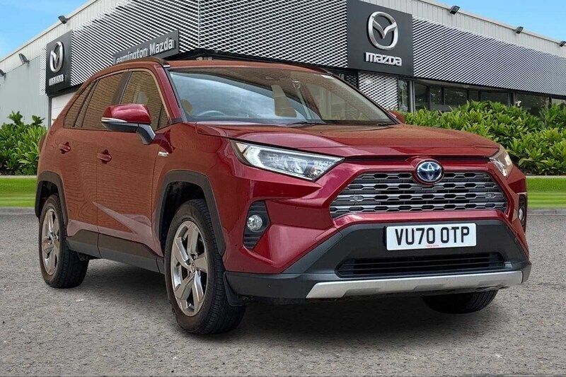 Red Used 2020 Toyota RAV4 Hybrid Design SUV | £23,790 (Good price) - Image 1/3
