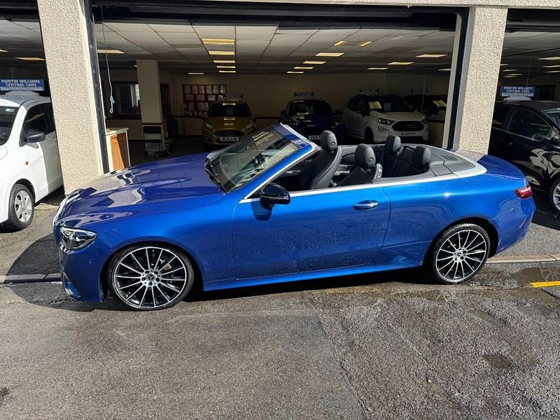Blue Used 2022 Mercedes E220 AMG line Cabriolet | £31,990 (A bit pricey) - Image 1/4