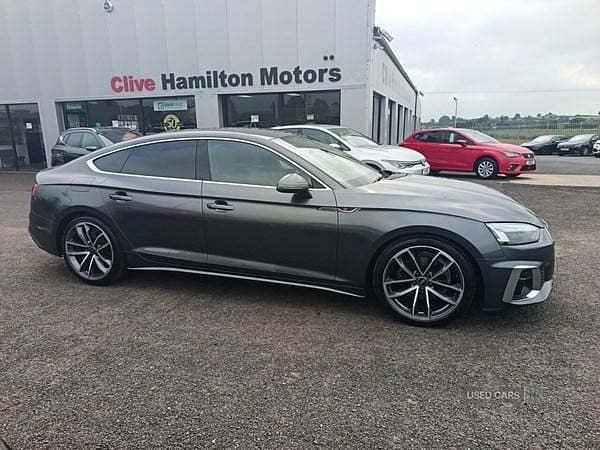 Grey Used 2023 Audi A5 S-Line Coupe | £27,995 (Fair price) - Image 1/4
